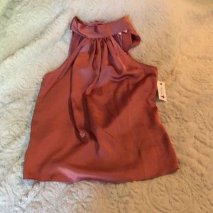 High Neck Tie Tank Top